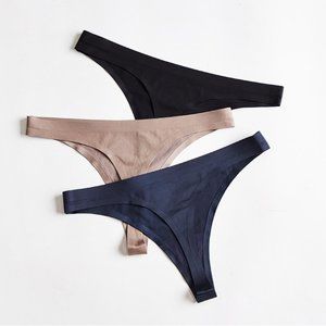 3 Strap Thong Panties seamless Panty women lingeri